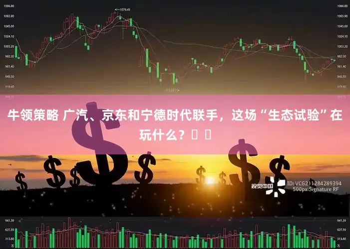 牛领策略 广汽、京东和宁德时代联手，这场“生态试验”在玩什么？​​